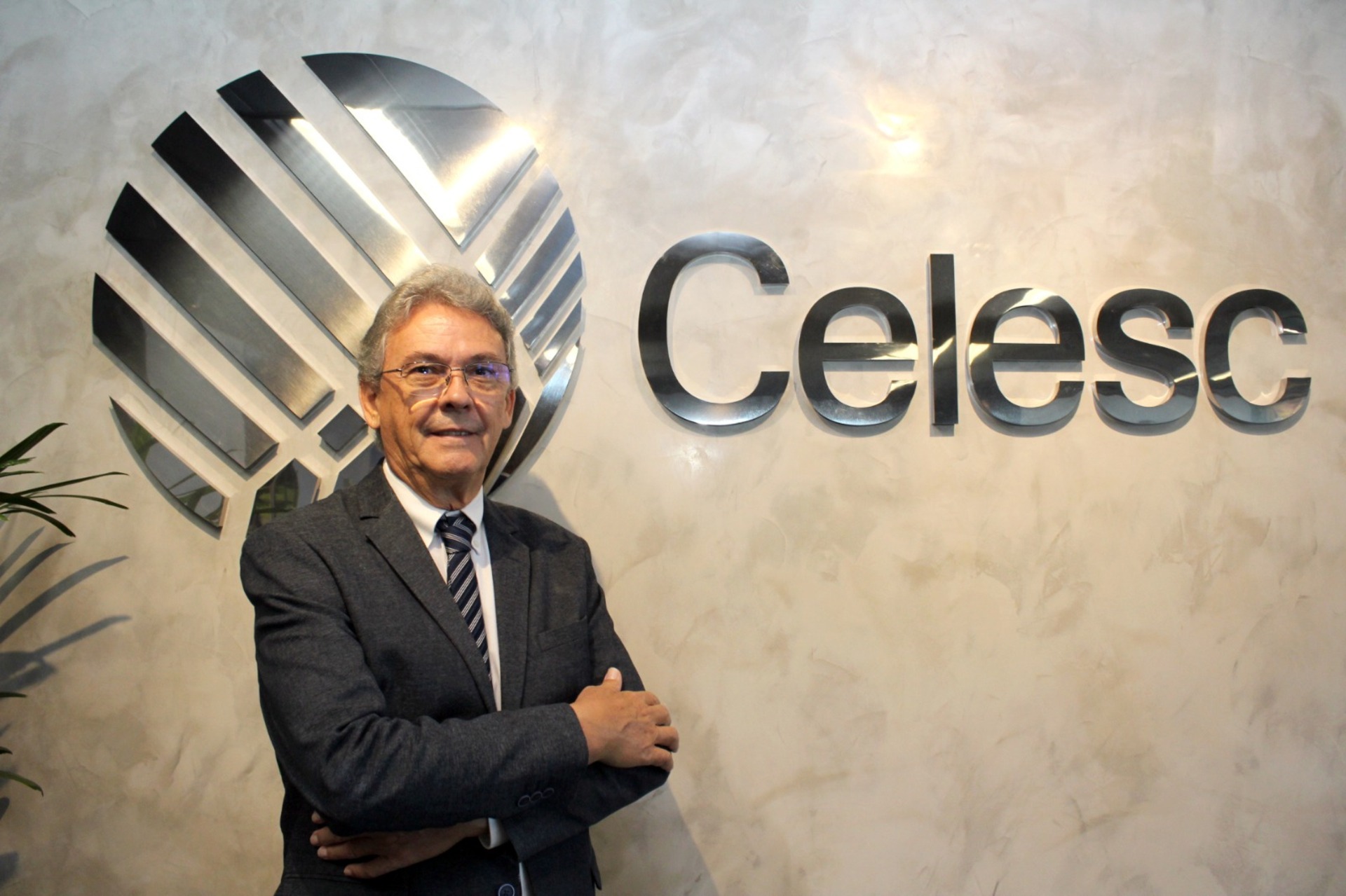 Presidente da Celesc, Tarcísio Estefano Rosa